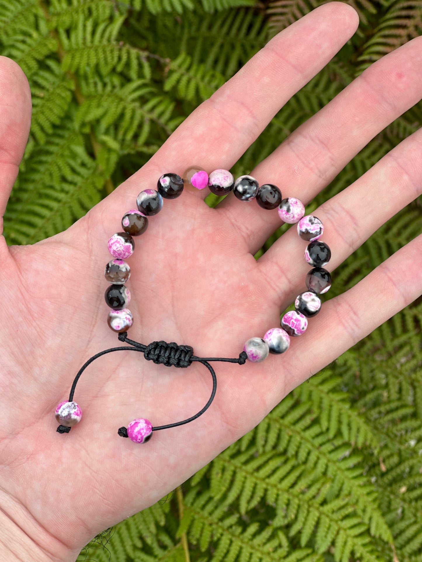 Bracelet en pierre Agate Craquelée (Protection spirituelle)