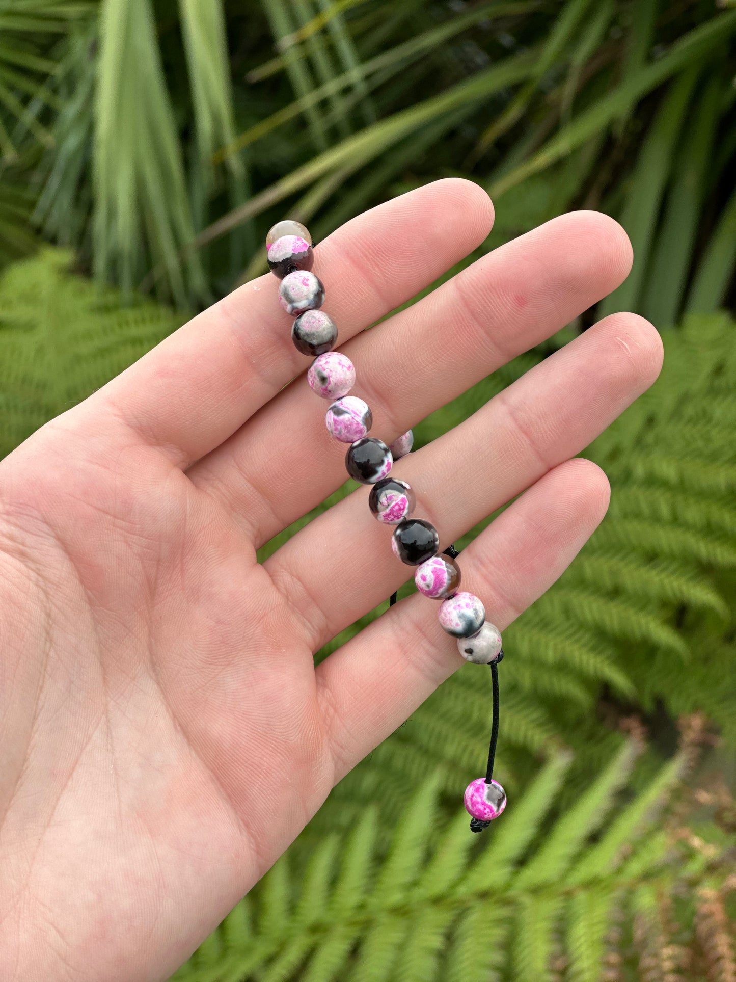 Bracelet en pierre Agate Craquelée (Protection spirituelle)