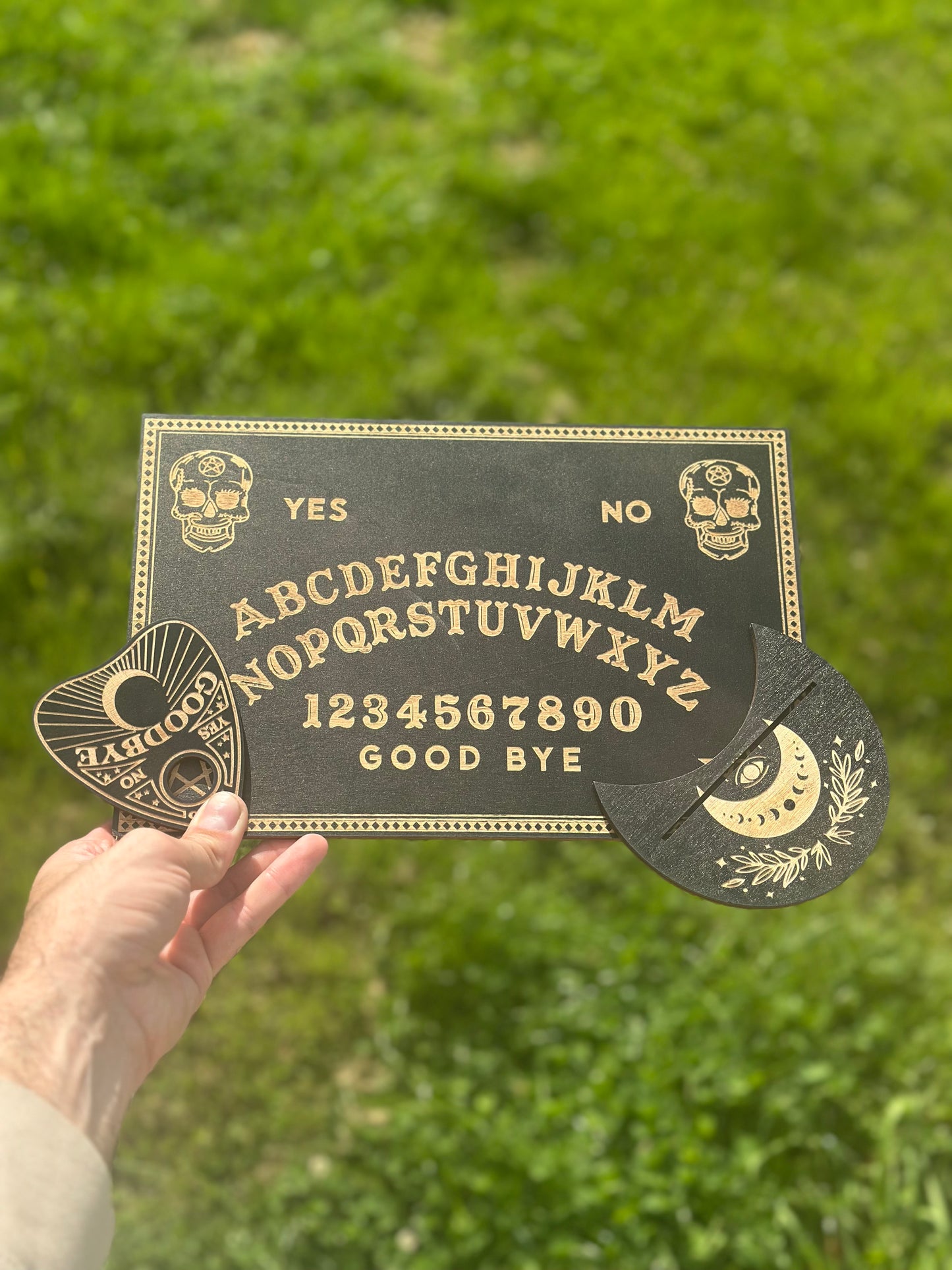 Planche Ouija en bois