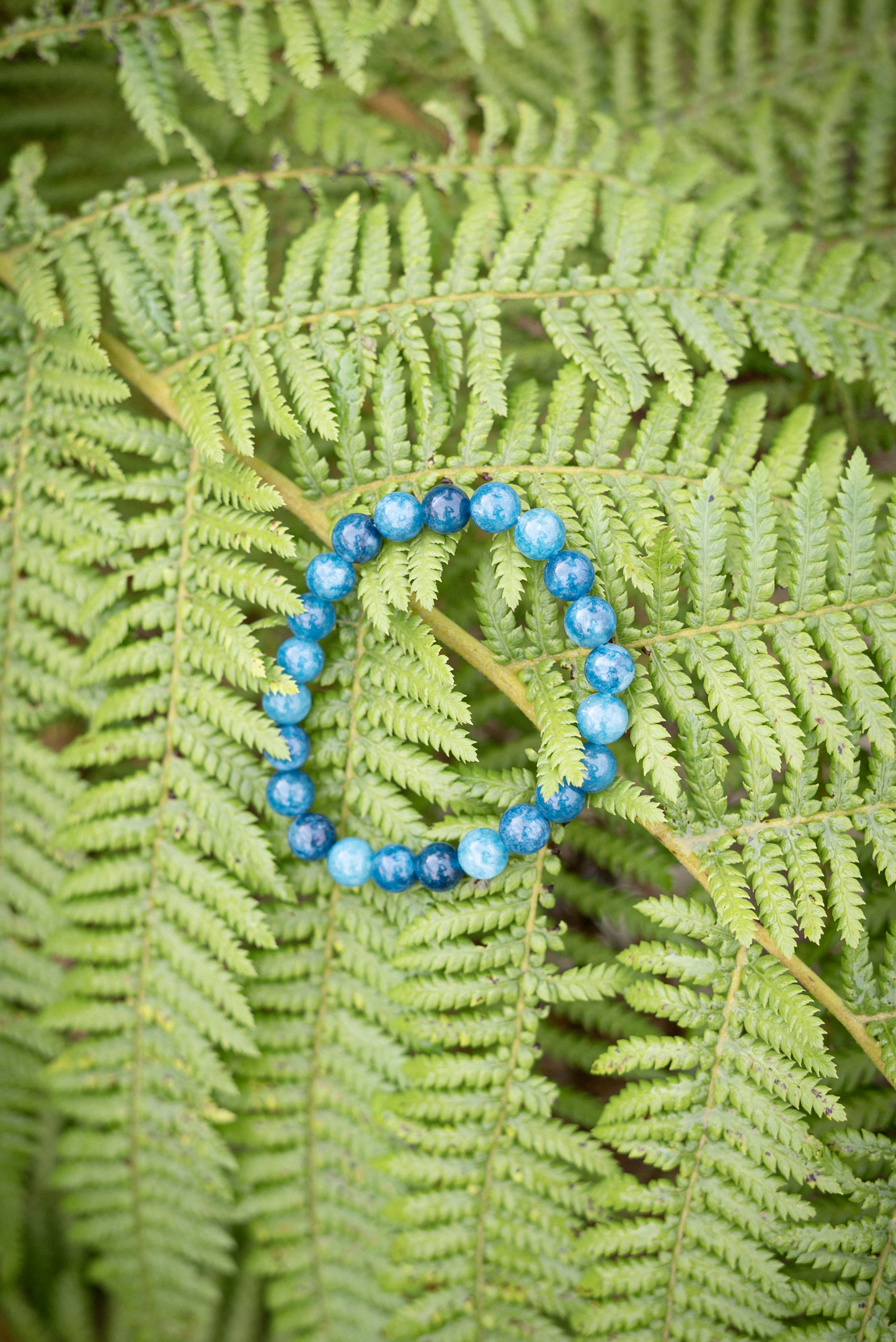 Bracelet en Apatite bleue (Protection spirituelle)