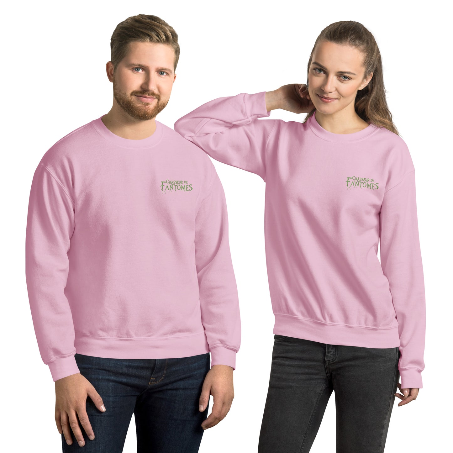 Sweat Unisexe à Col Rond - Chasseur de fantômes (broderie)