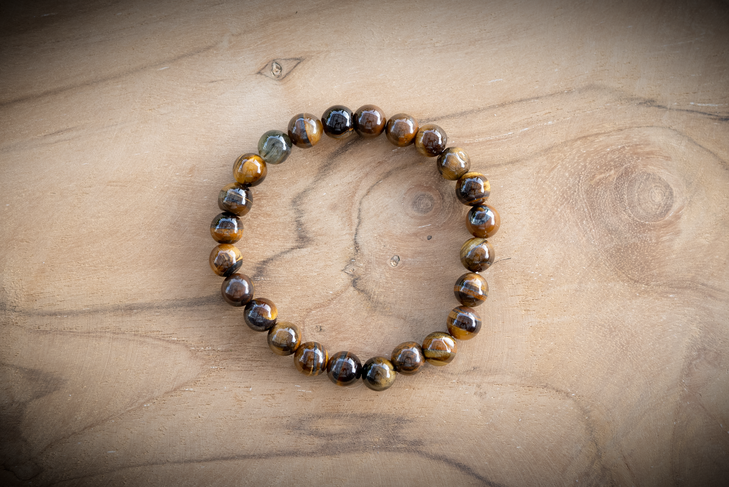 Bracelet en pierre oeil de tigre (Protection spirituelle)