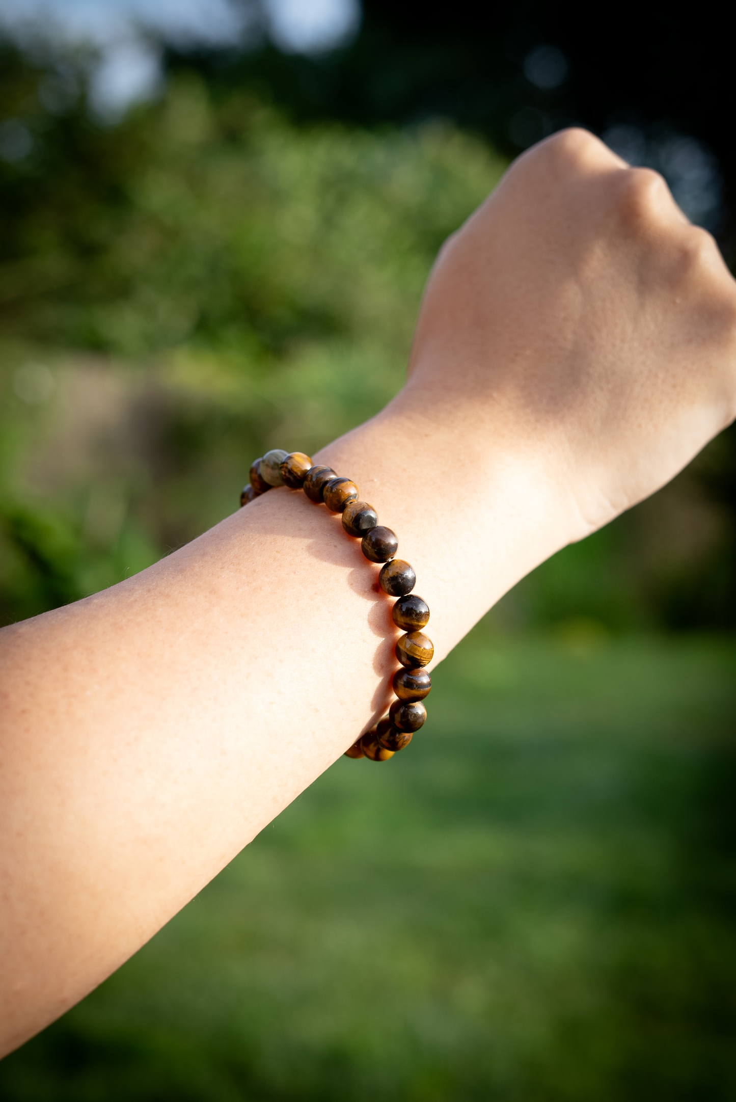 Bracelet en pierre oeil de tigre (Protection spirituelle)