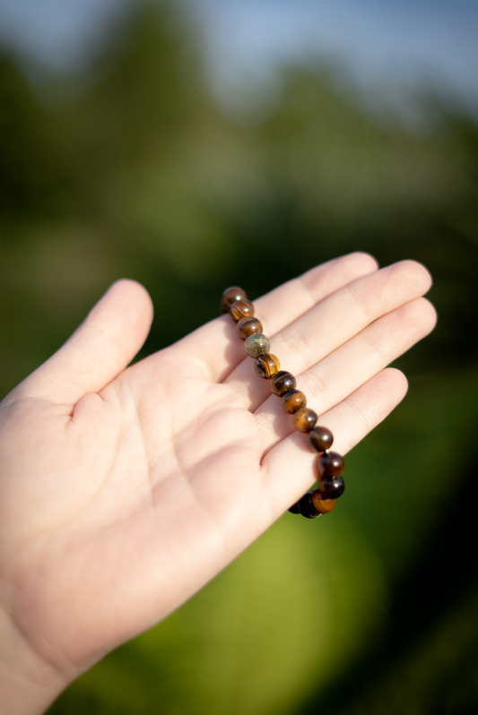 Bracelet en pierre oeil de tigre (Protection spirituelle)