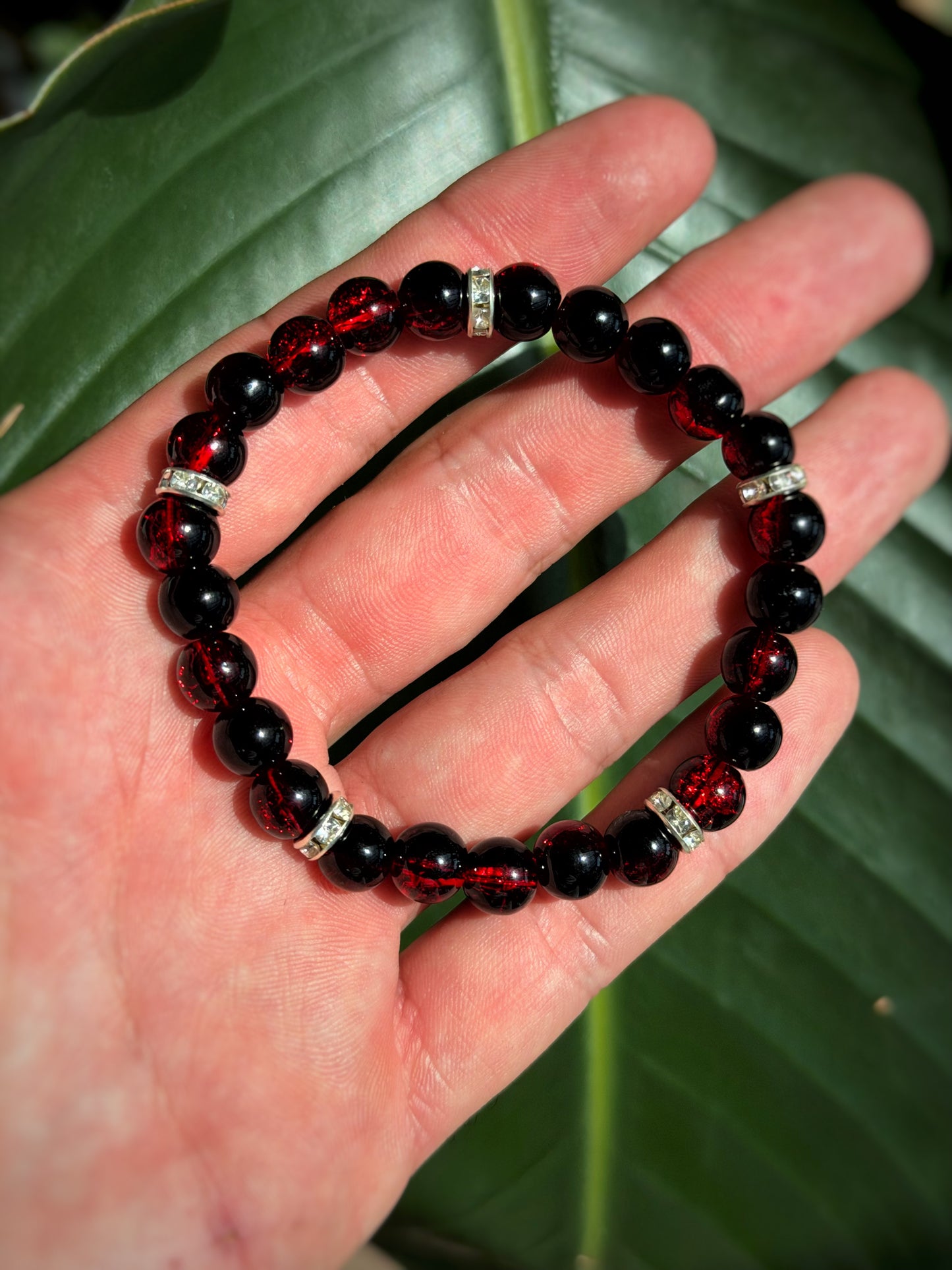 Bracelets en Perles de Grenat - Protection spirituelle