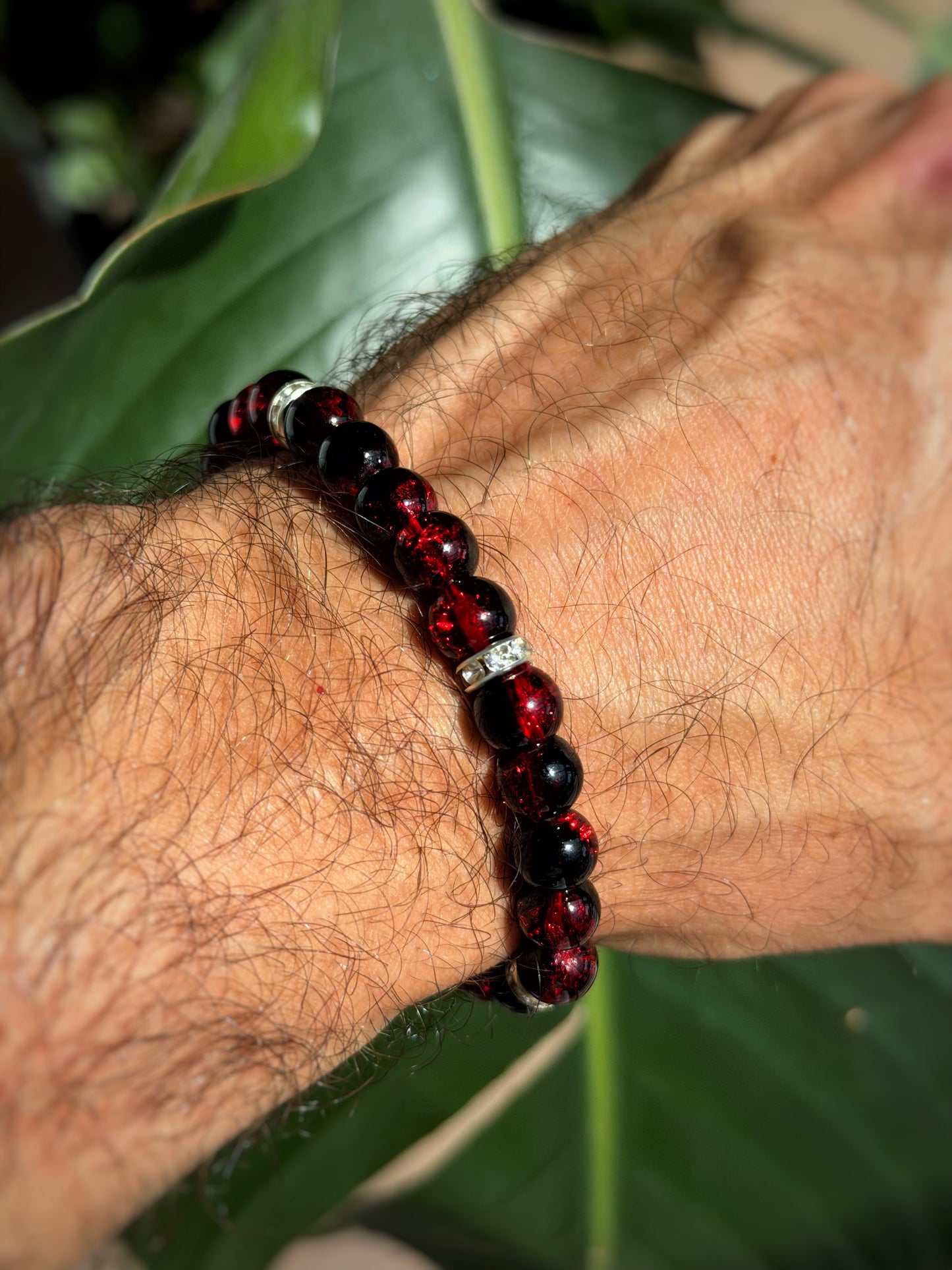 Bracelets en Perles de Grenat - Protection spirituelle