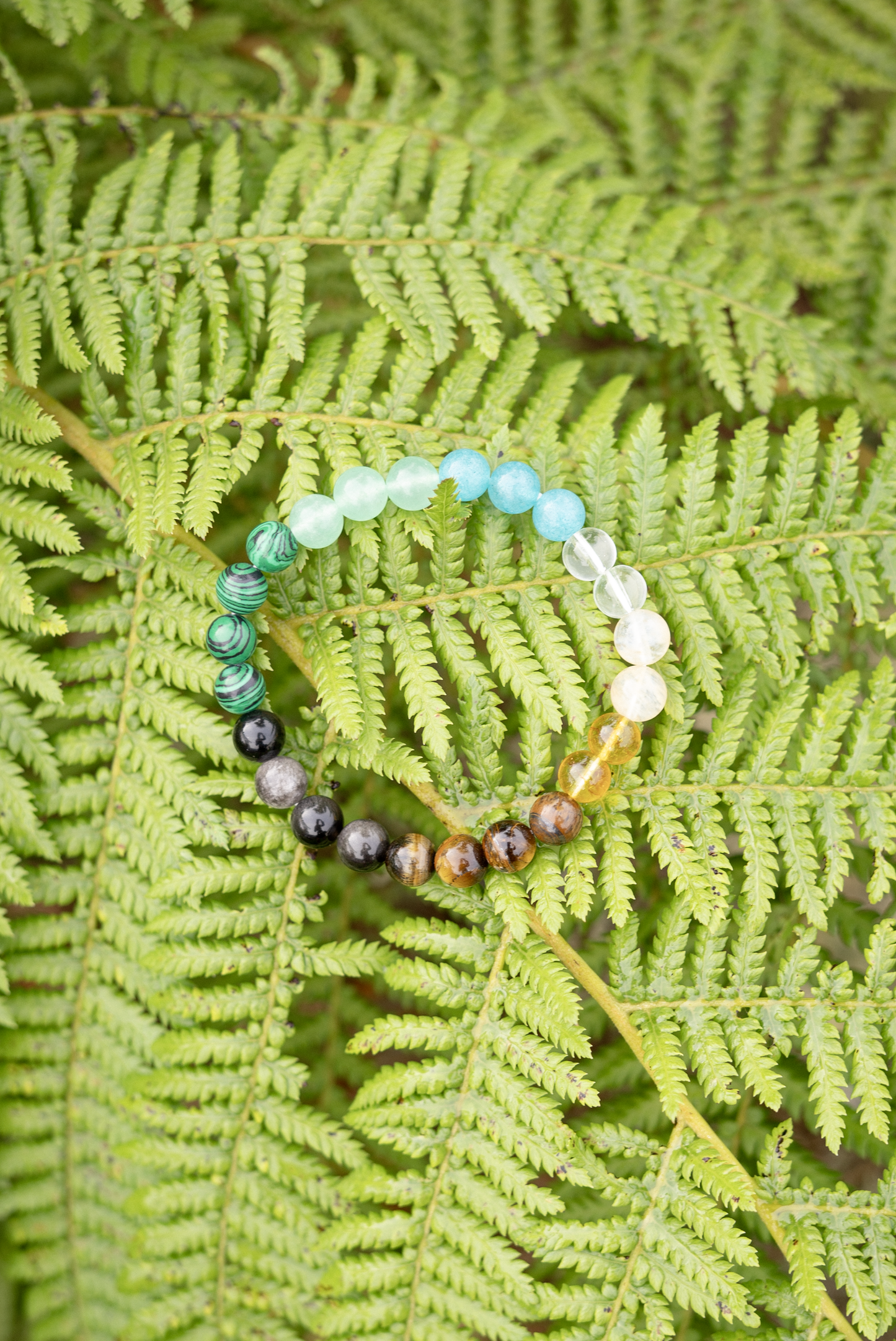 Bracelet en pierres Gemstone - (Protection spirituelle)